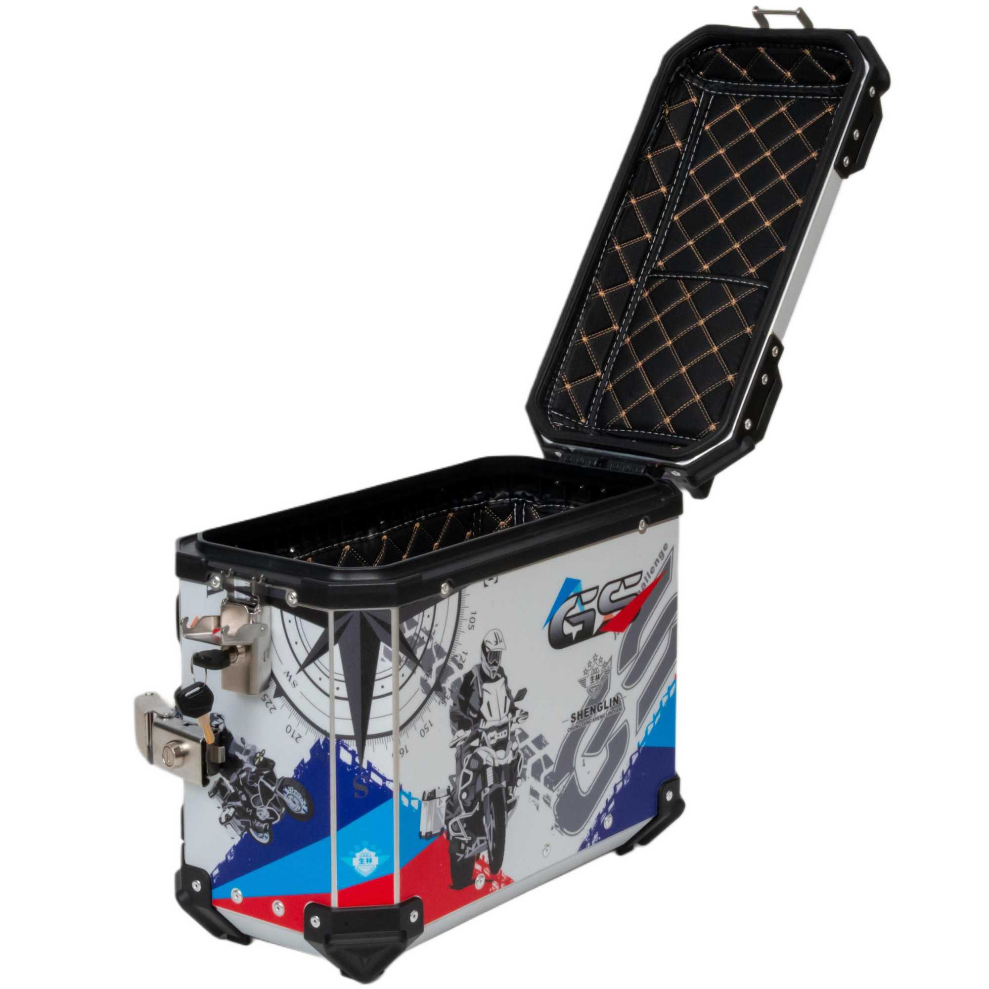 Кофр. боковые 74л (алюминий)